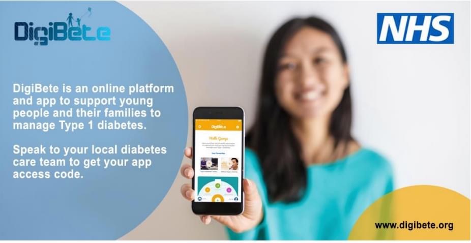 The DigiBete App is now available for all families in England and Wales