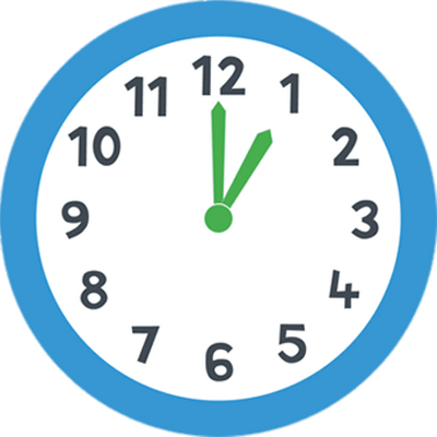 Remember the clocks go forward 1 hour on Sunday!