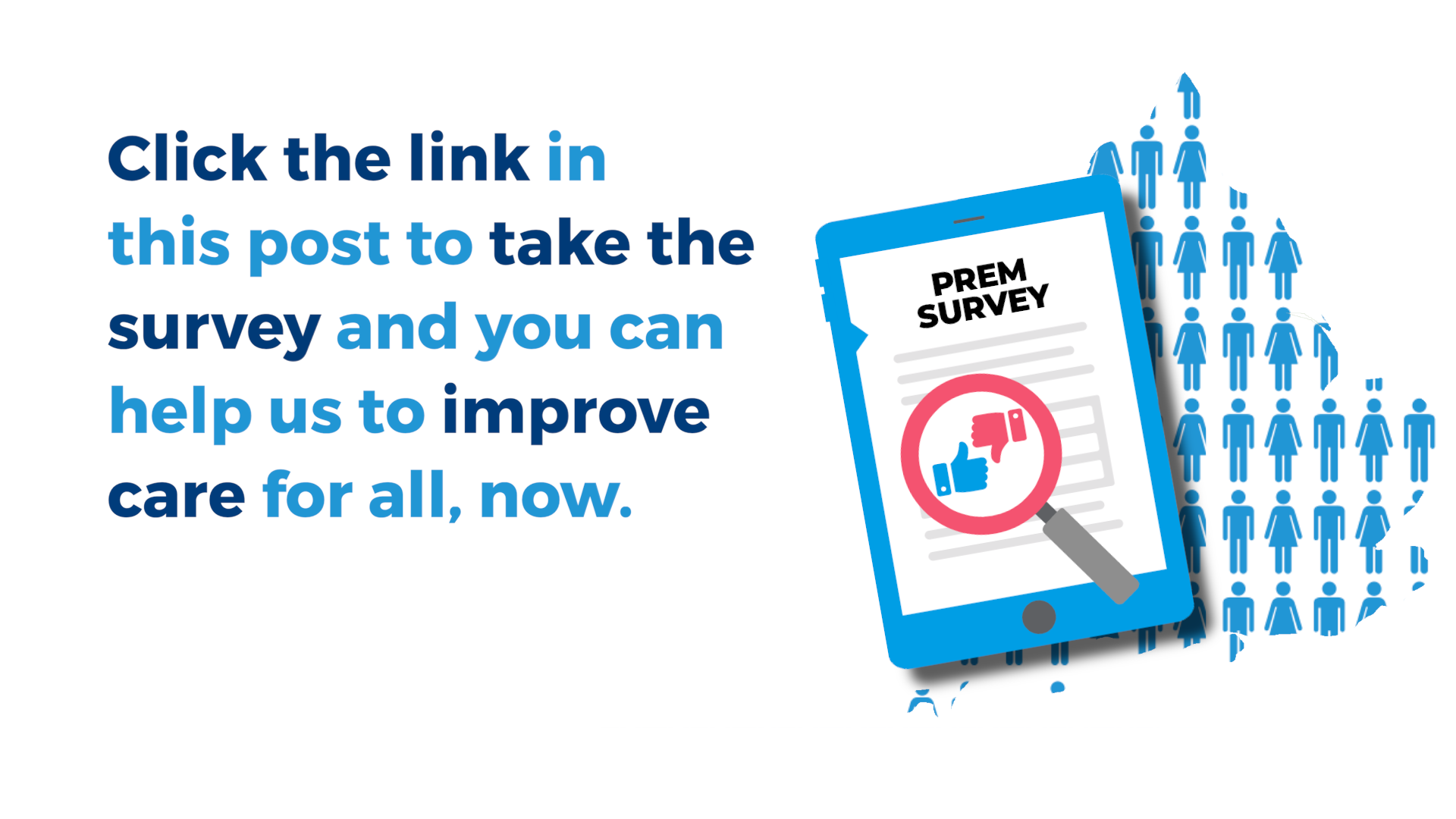 Share your experiences of care by taking this short PREM survey.