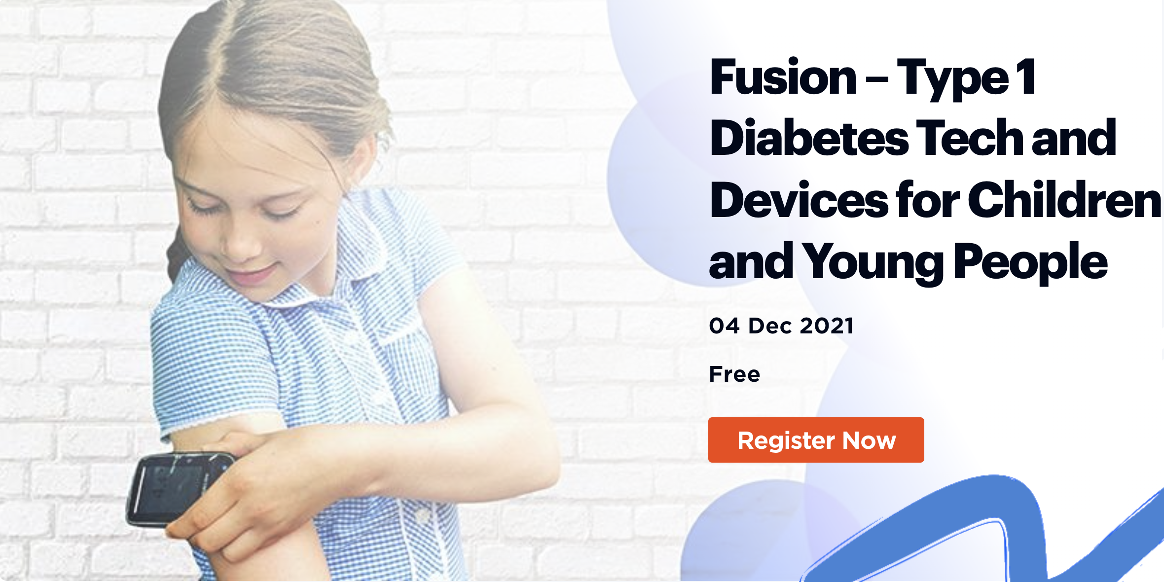 JDRF's Fusion Event – Type 1 Diabetes Tech and Devices for Children and Young People - 4th December