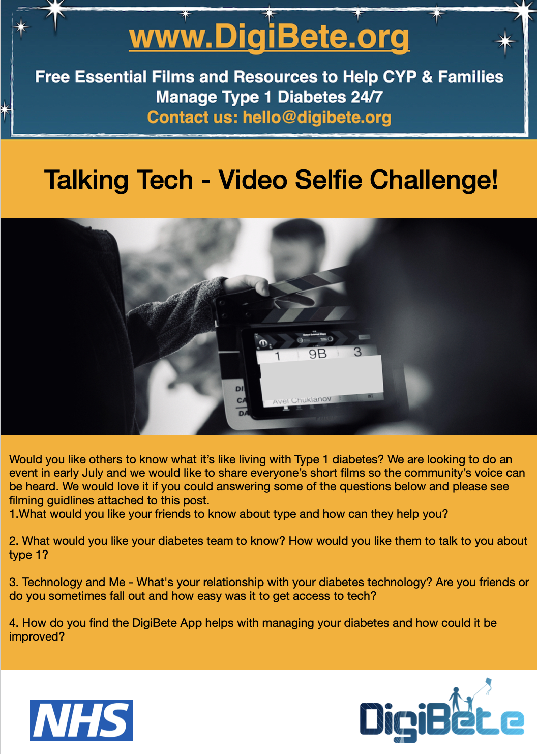 Take Part In Our Video Selfie Challenge