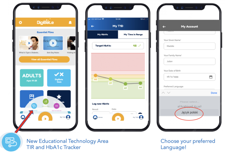 New Technology Area on the DigiBete App