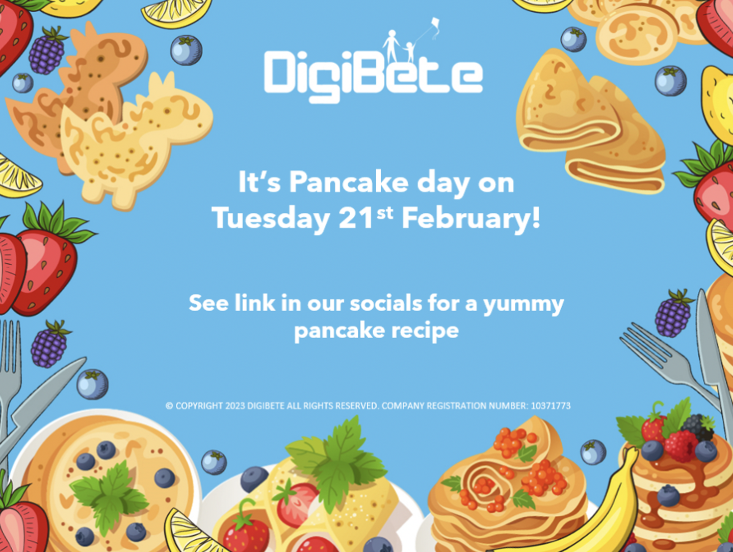 Pancake Day on Tuesday!