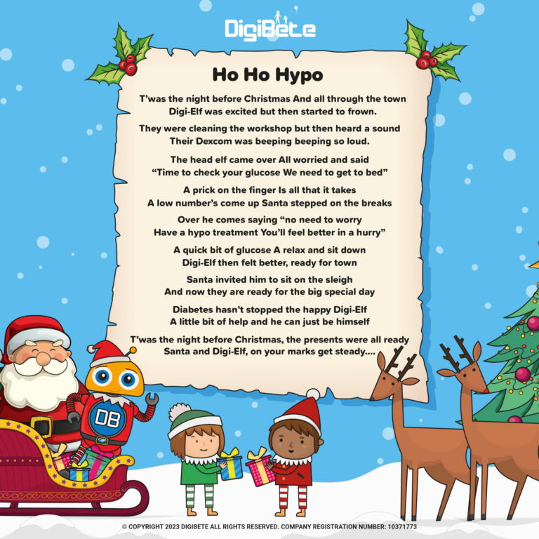 Festive poem and help through Christmas.